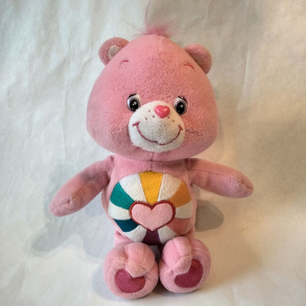 Care Bear Hopeful Heart Bear 12” Plush Preowned Vintage